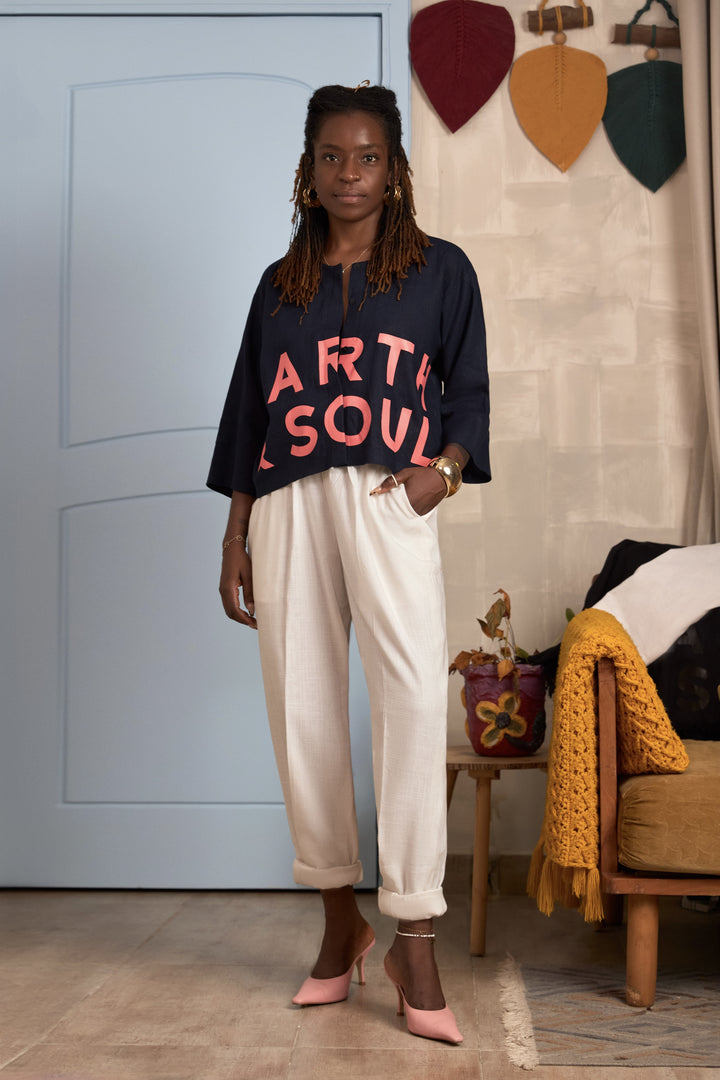 Branded Crop Top Set