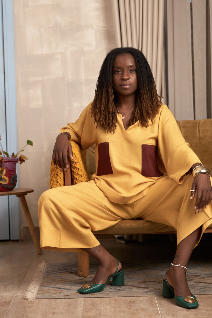 Wide Cropped Trousers