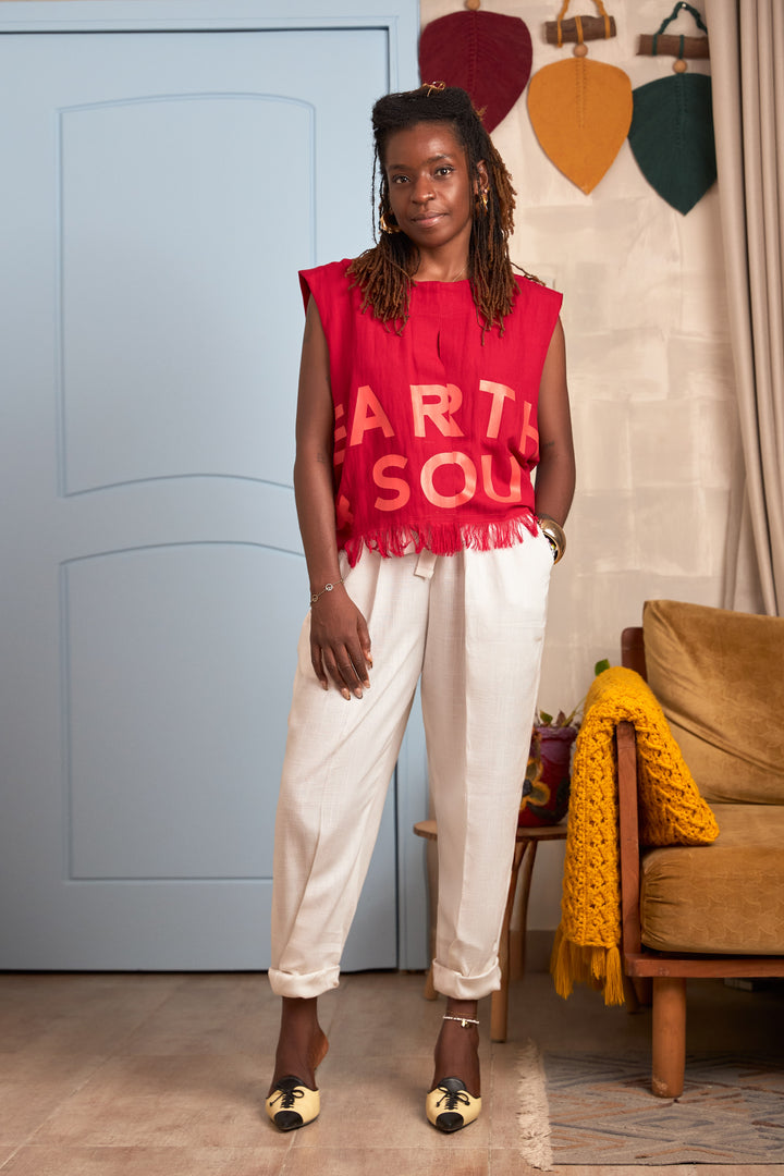 Sleeveless Branded Set
