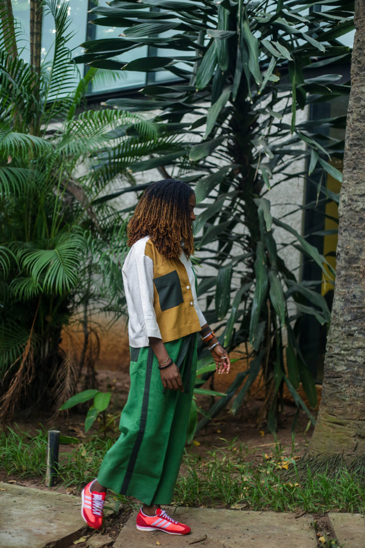 Eccentric Crop Top
