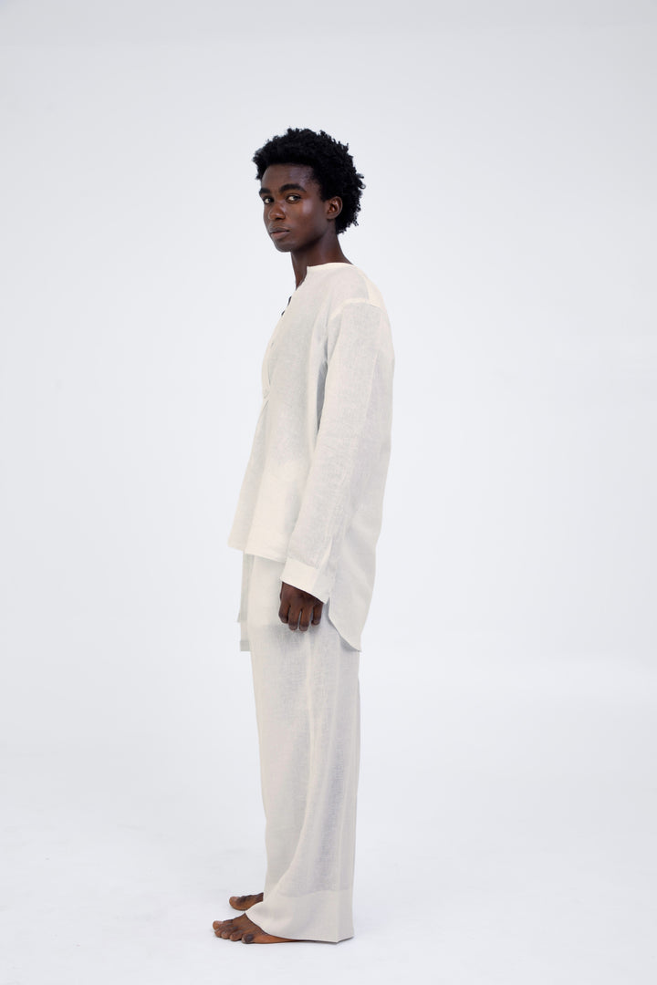 Linen Shirt Set