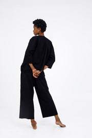 Wide Cropped Trousers