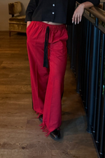 Load image into Gallery viewer, Full Wide Palm Wine Trousers
