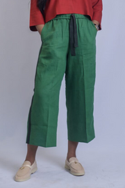 Wide Cropped Trousers