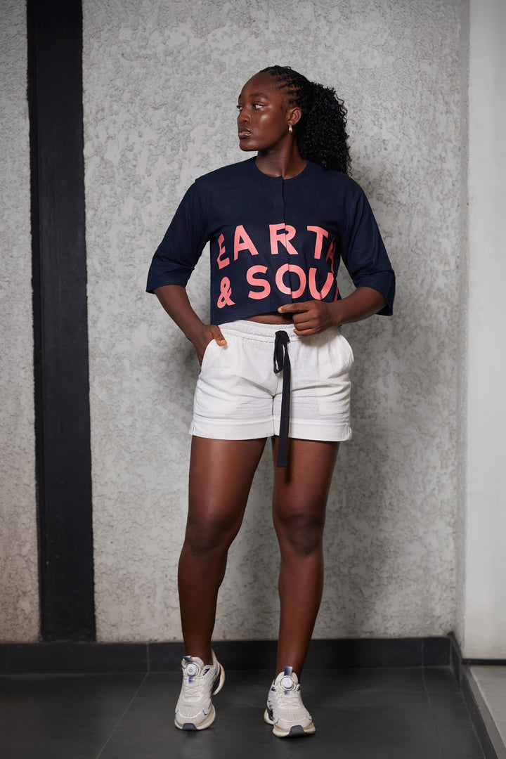 Signature Crop Top + LAMU Shorts
