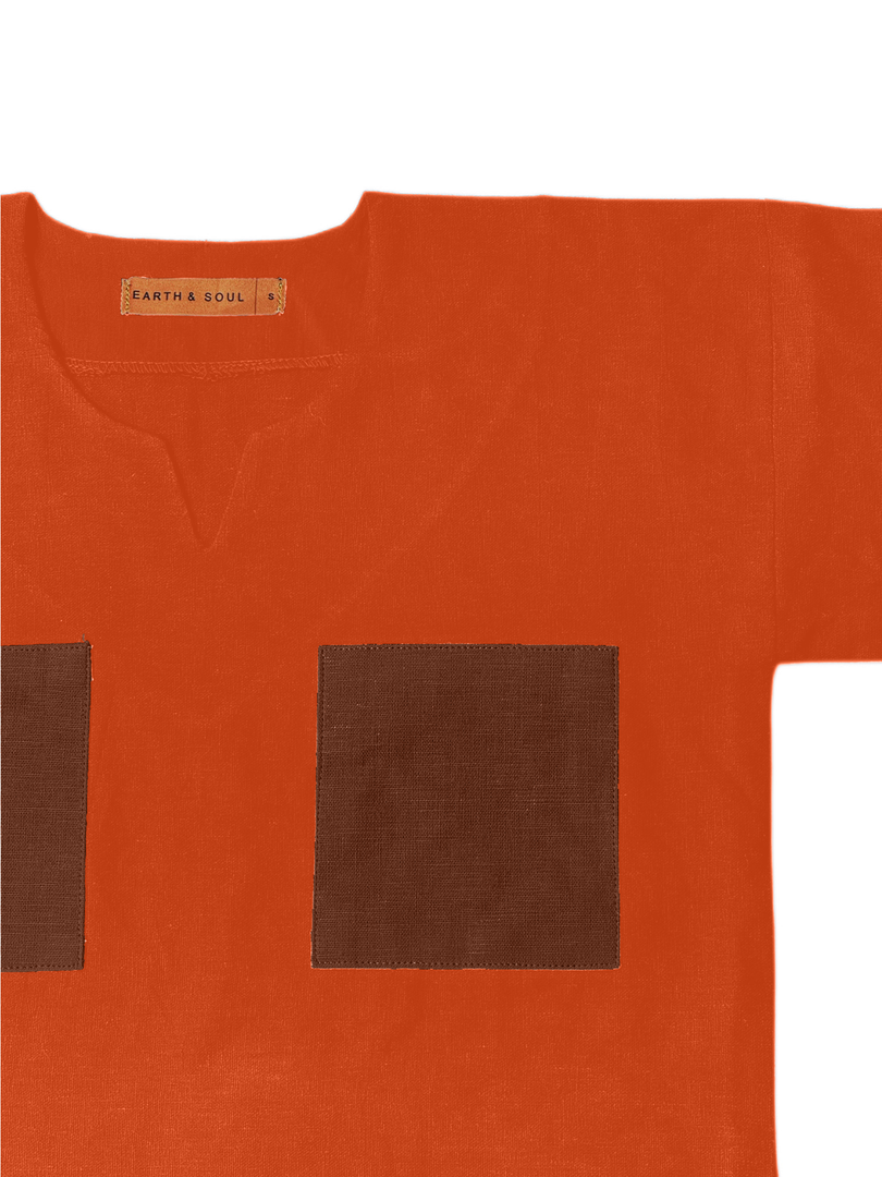 Burnt Orange Freestyle Top