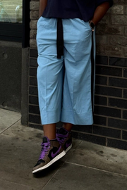 Wide Cropped Trousers