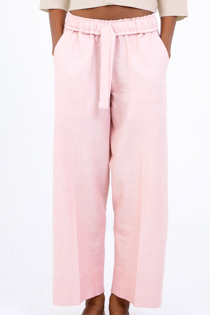 Wide Cropped Trousers