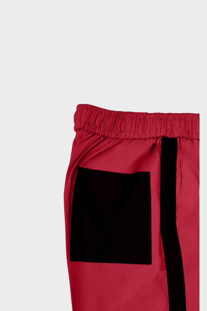 Full Wide Palm Wine Trousers