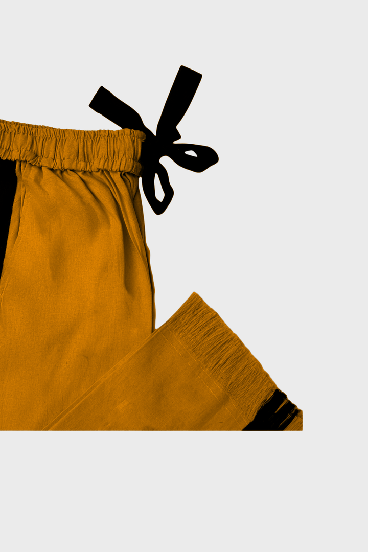 Full Wide Palm Wine Trousers