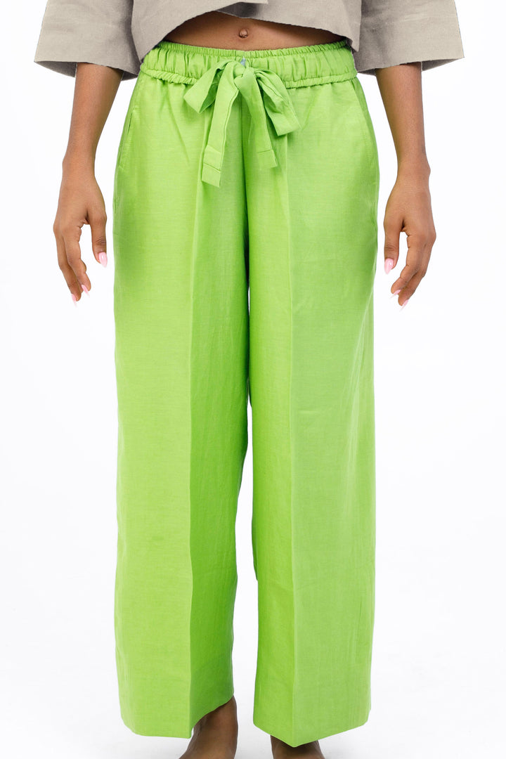 Wide Cropped Trousers