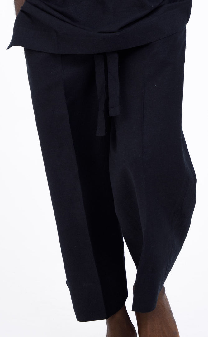 Wide Cropped Trousers