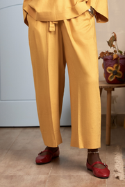Wide Cropped Trousers