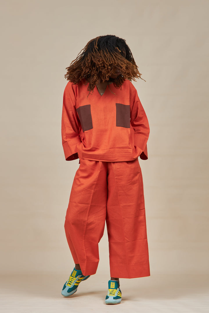 Orange Freestyle Top