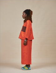 Burnt Orange Freestyle Top