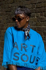 Load image into Gallery viewer, Palmwine Branded Shirt turquoise
