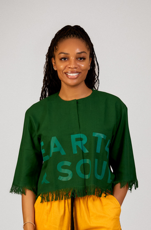 Palm Wine Branded Crop Top