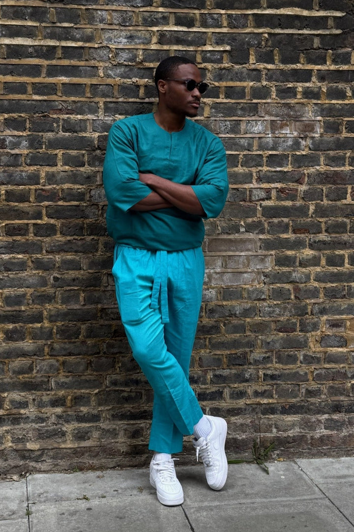 Straight Cropped Trousers