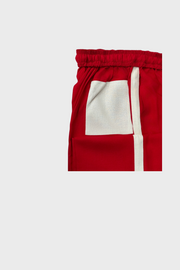 Red Full Wide Trousers