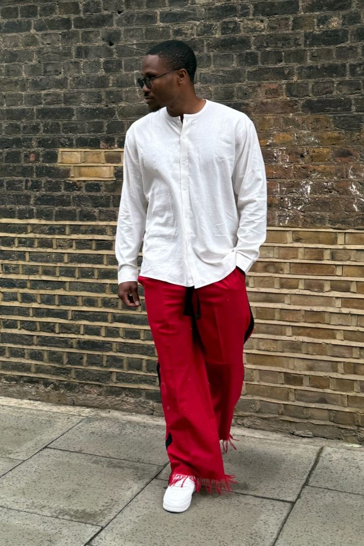 Full Wide Palm Wine Trousers