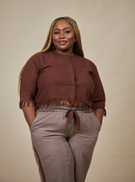 Load image into Gallery viewer, Palm Wine Crop Top

