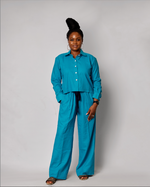 Load image into Gallery viewer, Long Sleeve Crop Top Set
