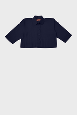 Load image into Gallery viewer, Navy Signature Crop Top

