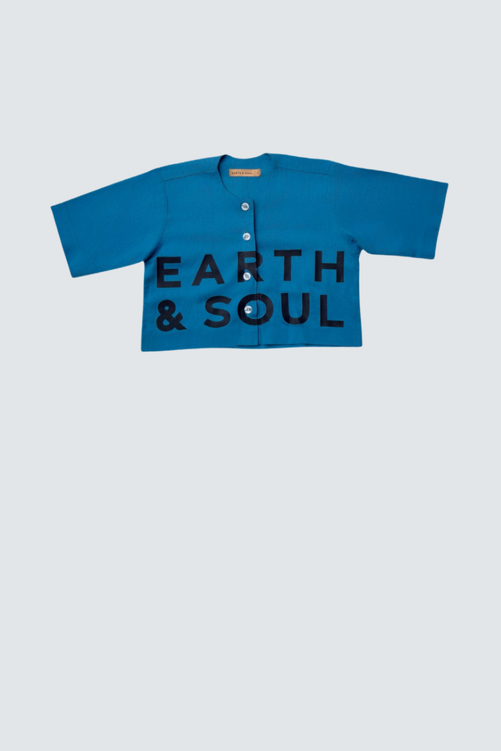 Collarless Signature Crop Top