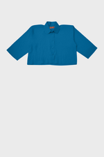 Load image into Gallery viewer, Blue Signature Crop Top
