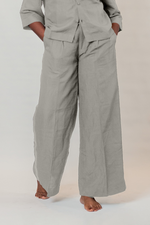 Load image into Gallery viewer, Beige Full Wide Trousers
