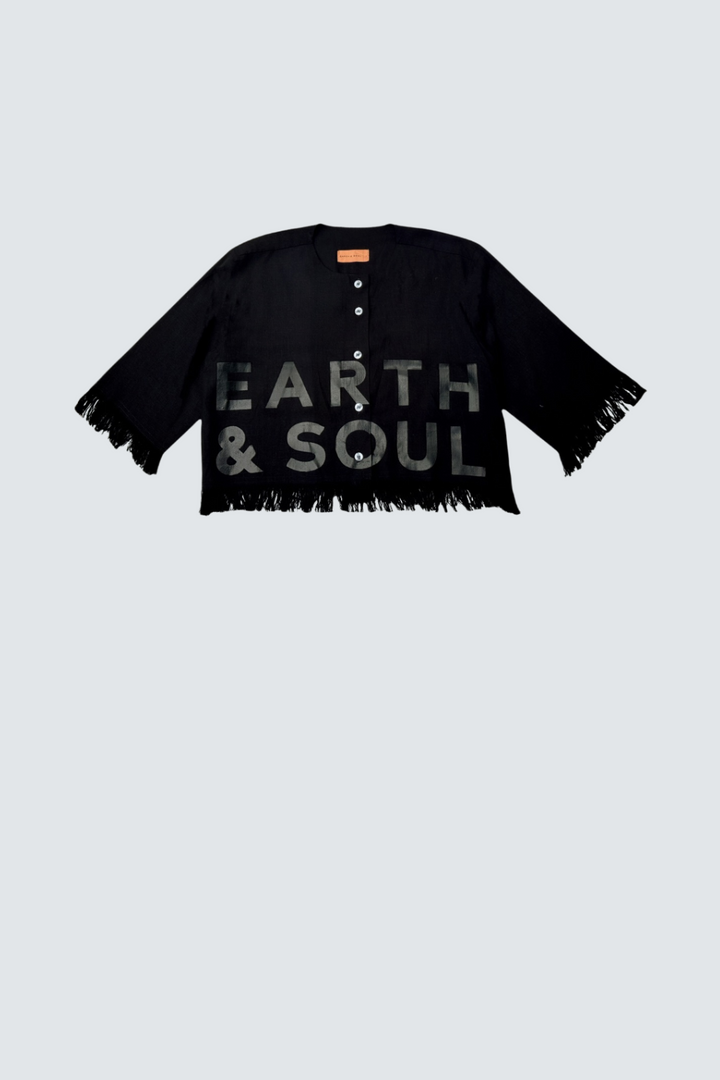 Signature Palm Wine Crop Top
