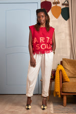 Load image into Gallery viewer, Sleeveless Palm Wine Branded Set
