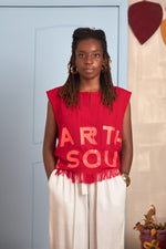 Load image into Gallery viewer, Sleeveless Palm Wine Branded Set
