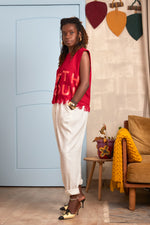 Load image into Gallery viewer, Sleeveless Palm Wine Branded Set
