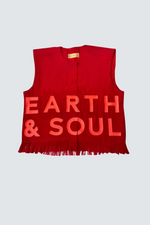 Load image into Gallery viewer, Sleeveless Palm Wine Branded Crop Top
