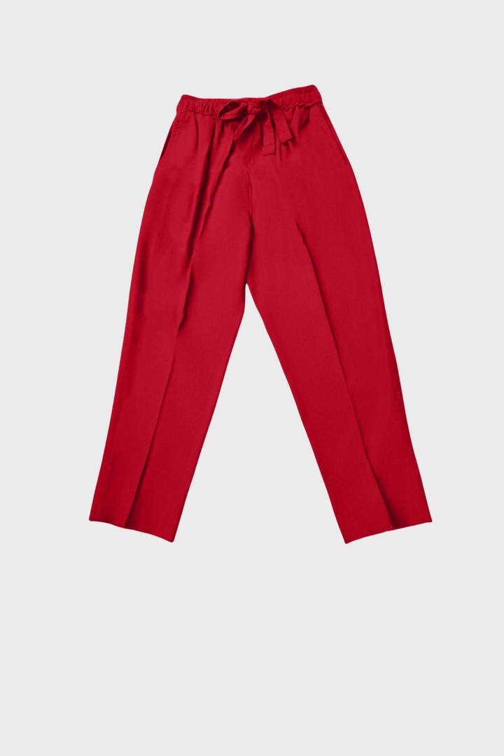 Straight Cropped Trousers