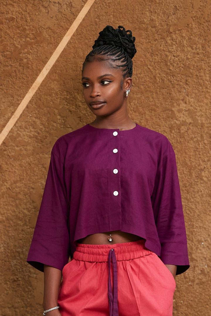Tunic Crop Top