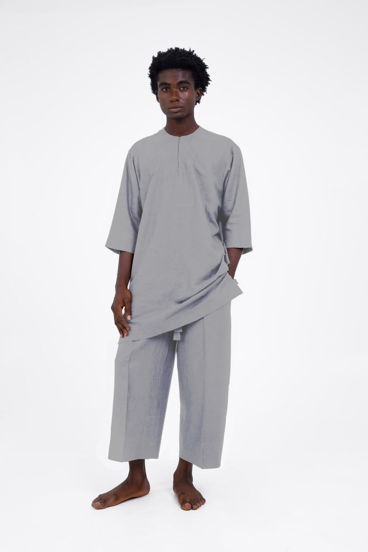 Wide Cropped Trousers