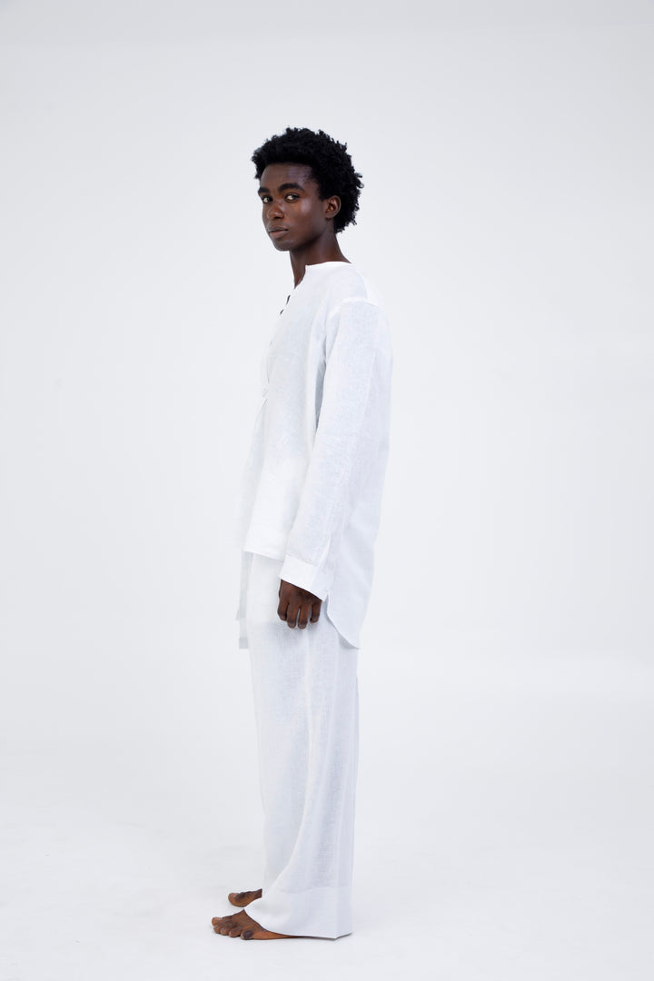 Linen Shirt Set