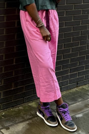 Wide Cropped Trousers