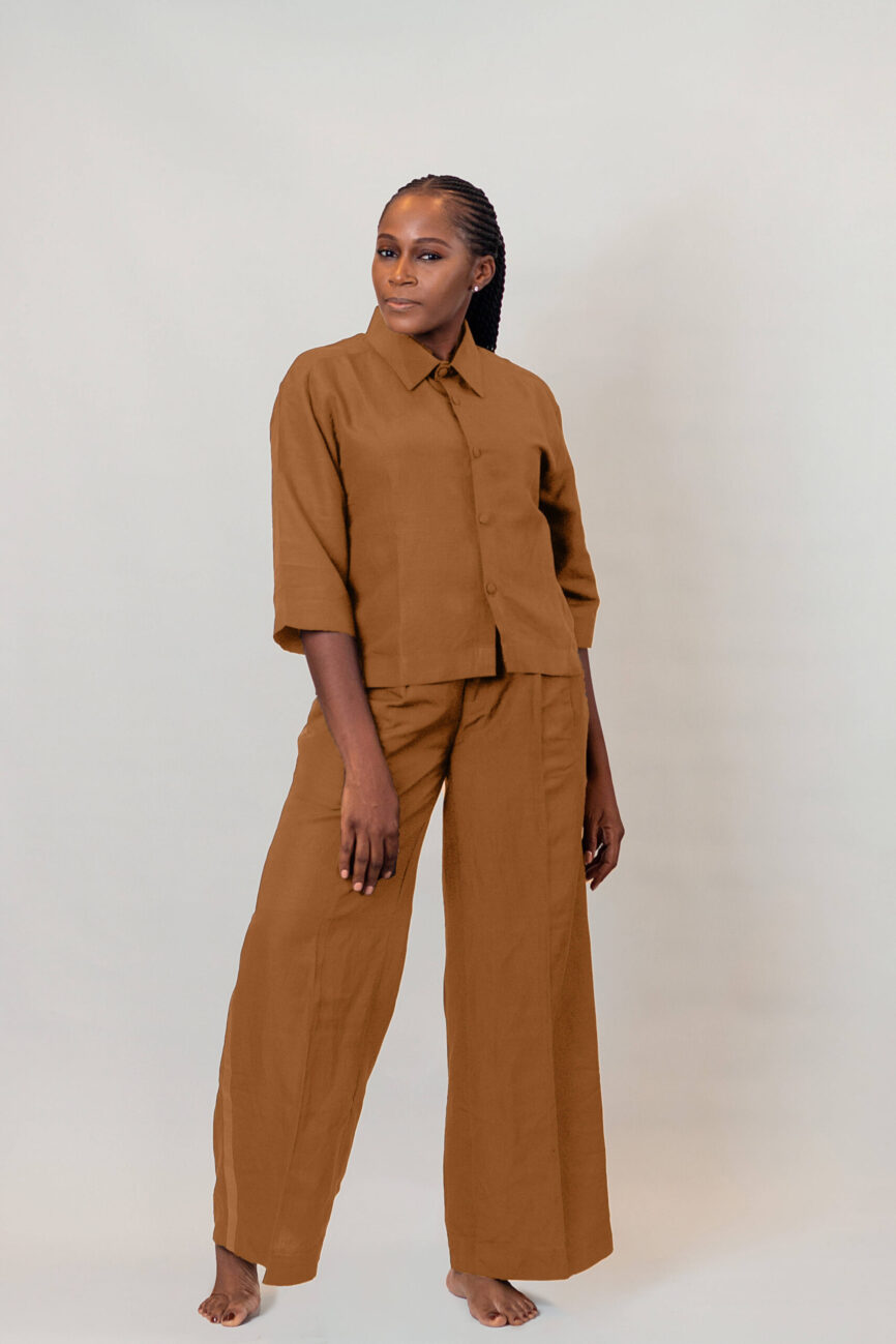 Wide leg trouser