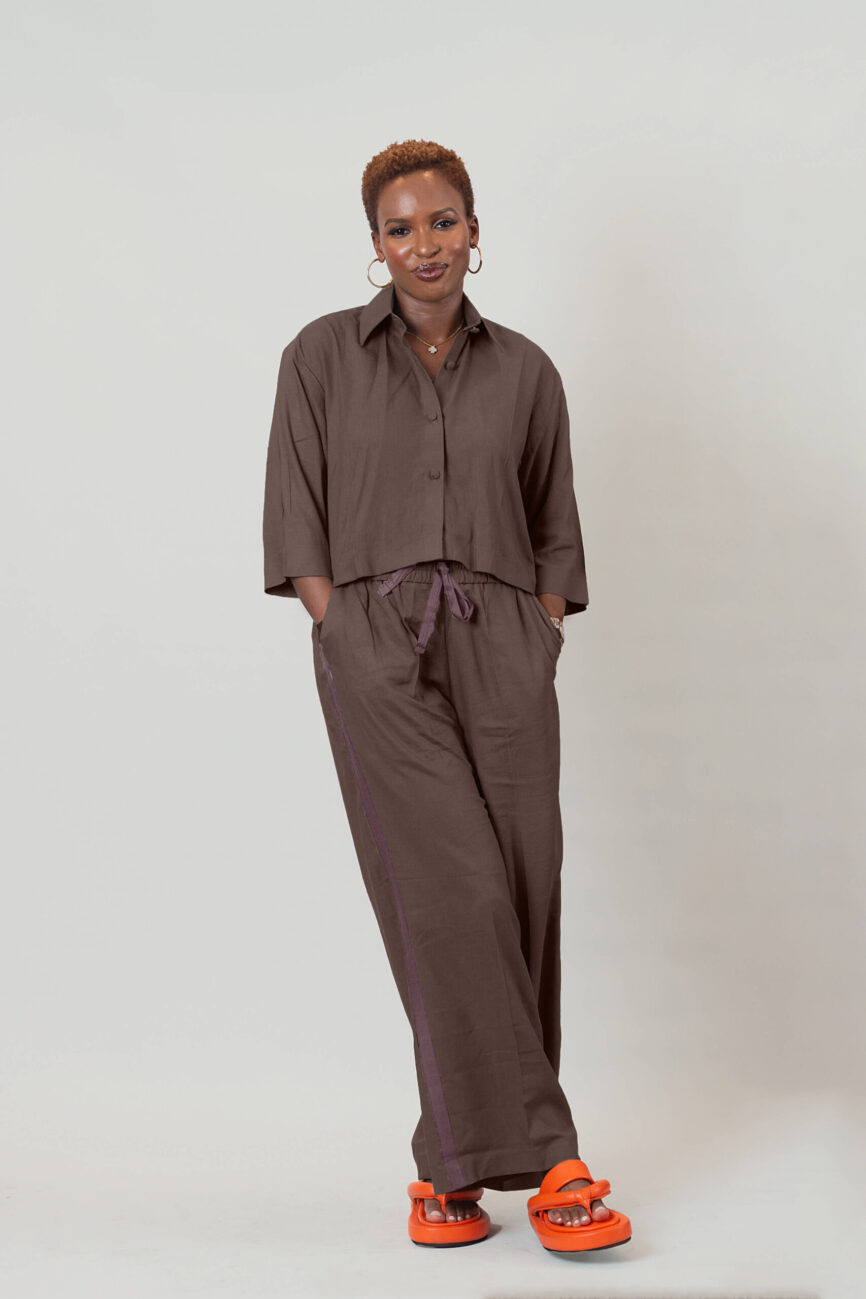 Wide leg trouser